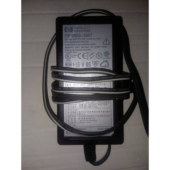 Other - Genuine HP 0950-3807 AC ADAPTER OfficeJet G85 R60 T45 K60 V40, 810c, NO PC